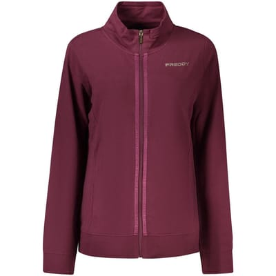 Dames sweatshirts met halve rits en hoge kraag Freddy