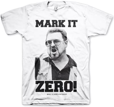 The Big Lebowski Heren Tshirt -XL- Mark It Zero Wit
