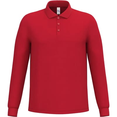 Polo met lange mouwen iDeal Basic Brand