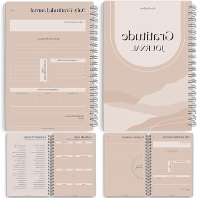 Dankbaarheidsdagboek - Mindfulness Journal - Positiviteit Vergroten - 90 Dagen Sjabloon - A5 Formaat - Lux
