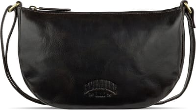KLONDIKE 1896 Leren Schoudertas Mountain Gina Shoulderbag Black Zwart
