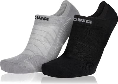 Lowa Everyday No-Show Merino wol 2-pack - Lichtgrijs - 35-38 - Enkellaags sokken, footies of sneakersok, 2 paar