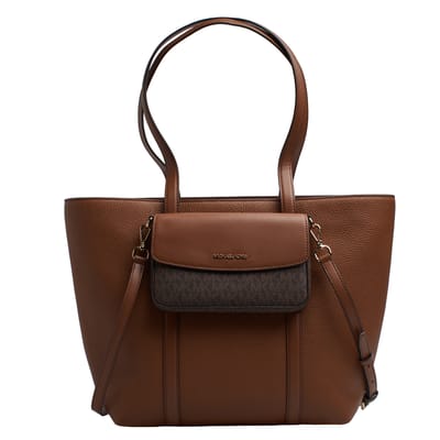 Dames Leren Tote Bag 2 in 1 en Portemonnee Jet Set Travel 35S5GTVT3L
