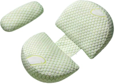 Ergonomisch zwangerschapskussen Groen - Verstelbaar, Body pillow en Zijslaapkussen - Voor Zijslapen