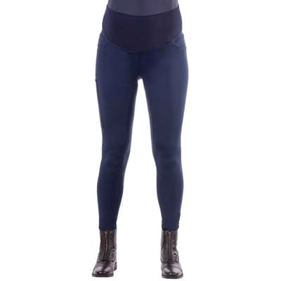 QHP ZWANGERSCHAPSLEGGING FULL GRIP Donkerblauw