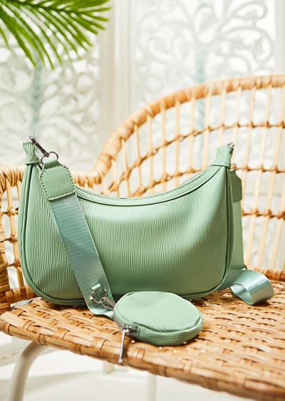 Schoudertas - mintgroen - Gr. Standaardmaat van Goldner Fashion