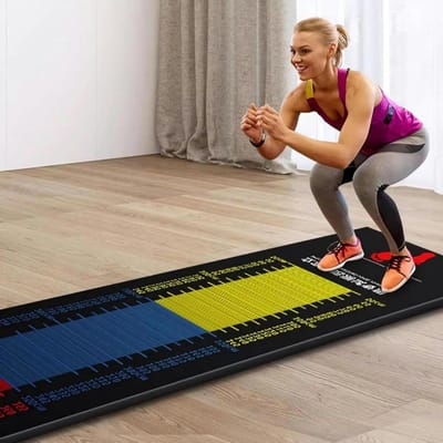 Springmat - Oefenmat Trainingsmat - Springen Meten - Dubbelzijdig Antislip - 350 cm - Niet gespecificeerd