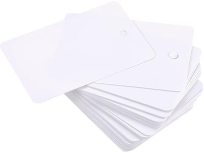Dailygoods- Verzendlabels Waterdicht - Blanco Etiketten - Productidentificatielabels - Ventielmarkering - Buitenmarkering - 100 Stuks - 1,6 x 2,4 Inch