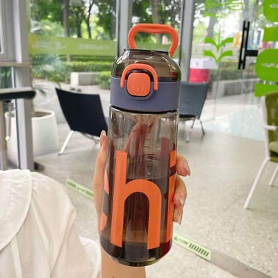 Waterfles Draagbaar Mannen Vrouwen Grote Capaciteit Zomer Sport Waterfles Plastic Waterfles voor Studenten Lekvrij Drinkgerei 550ml