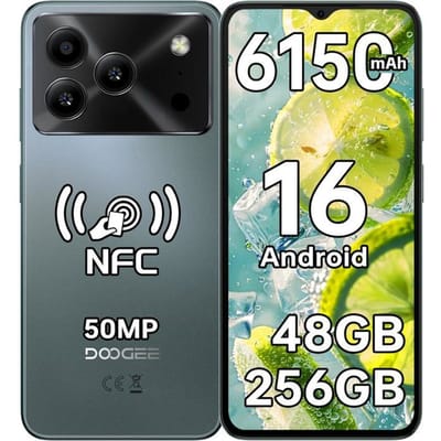Smartphone OUKITEL C66 Android 16 24GB+512GB/1TB 6,73  120Hz 5000mAh 64MP Waterdicht Mobiele Telefoon 4G Vingerafdruk/NFC/GPS Oranje oranje