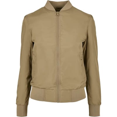 Urban Classics - Light Bomber jacket - S - Groen/Bruin