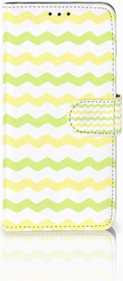 Samsung Galaxy S10 Plus Telefoon Hoesje Waves Yellow
