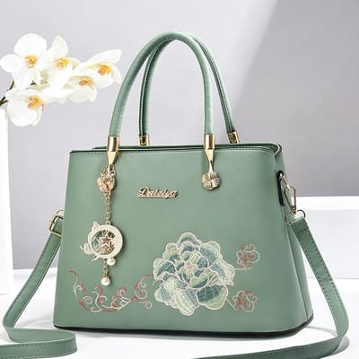 De nieuwe handtas met bloemenborduurwerk is veelzijdig, modieus, trendy en high-end.. Het is een schoudertas met grote capaciteit en een crossbodytas . gray