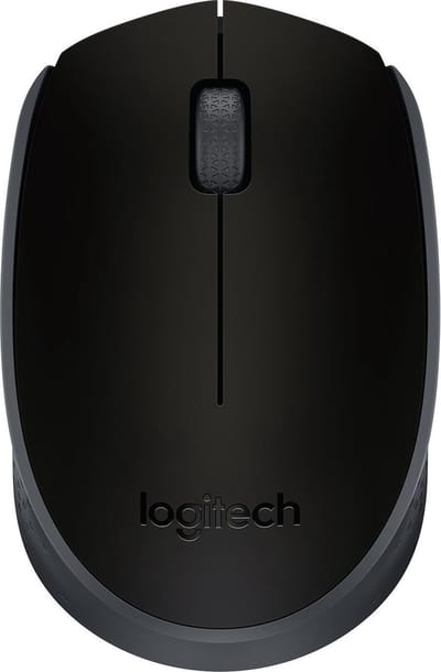 Logitech M171 - Draadloze Muis - Geschikt voor PC/Mac - Inclusief USB Mini Receiver - Zwart