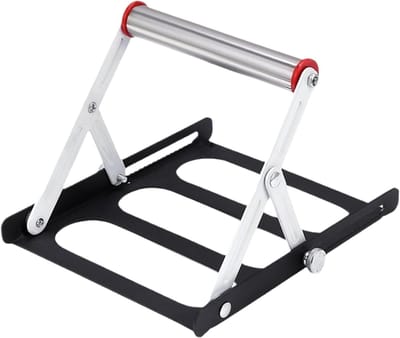 Zaagmachine Standaard - Ondersteuningsframe - Houtbewerking Projecten - Opvouwbaar Ontwerp - 21x20x4 cm - Zwart