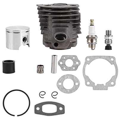 Dailygoods- Zylinderkolbensatz 46 mm - Vervangingsset voor Husqvarna 50/51/55 - Nikasil Motor - Dichting - Hoogwaardige kwaliteit - Zylinderkit