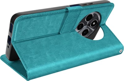Mayaxess, Portemonnee met sleutelkoord voor Xiaomi Redmi 14C, Turquoise
