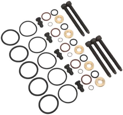 Brandstofinjector Afdichtingen Kit - Vervanging 5 Bouten - 35 Stuks - Voor 2.5TDI R5 128kw 174hp - OEM 038198051B - Materiaal IJzer - Pakkingset