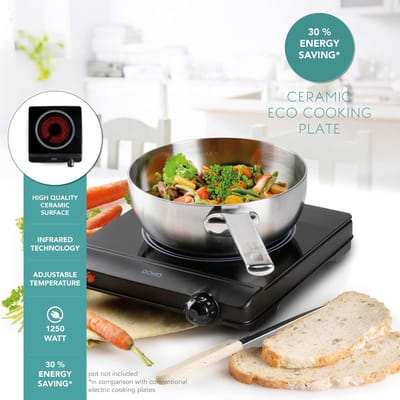Kookplaat Controlelampje - Inductie Kookplaat - Efficiënt Koken - Snelle Opwarming - Ø 18 cm - Zwart