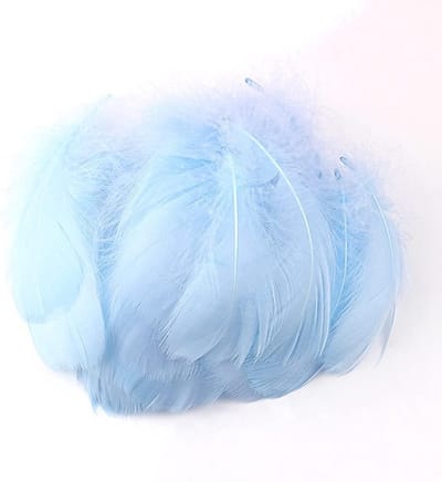 Kleurige Veren voor Creatieve Projecten - Natuurlijke Gansveren voor DIY Kunst, Maskers, Hoeden, Sieraden en Dromenvangers, Perfect voor Feesten en Carnaval