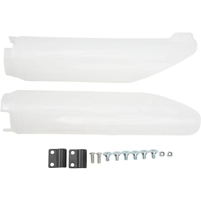2 stuks Motorfiets Vorkbeschermer Schokdemper Beschermer Vervanging voor CR125R CR250R CRF450R white