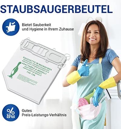 Stofzuigerzakken set voor Kobold 135 en 136 - 12x vervangingszakken en accessoires
