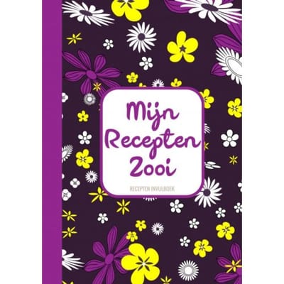Grappig Cadeau - Recepten Invulboek - Receptenboek - "mijn Recepten Zooi" - Boek Cadeau