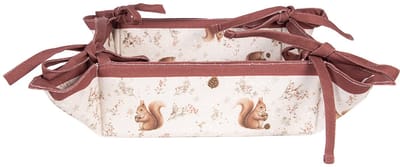 Clayre & Eef Broodmand 35x35x8 cm Beige Katoen