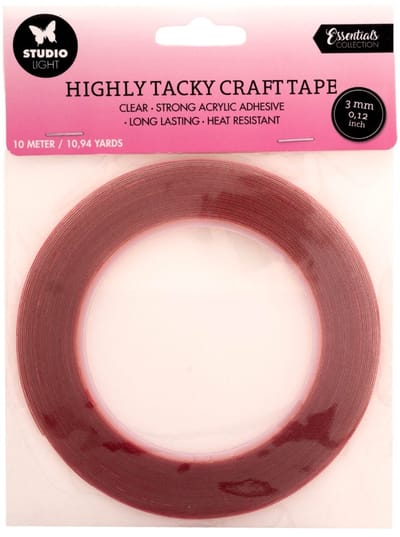 Highly tacky craft tape 3 mm