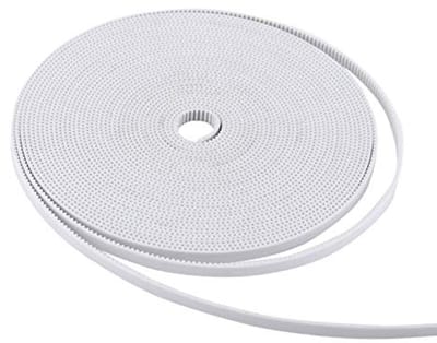 10M Wit Open Tandriem 6mm voor 3D Printers - Stalen Kern Accessoire