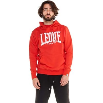 Capuchon sweaters Leone 1947 Man Hoody Fleece Big Logo Not Brusched