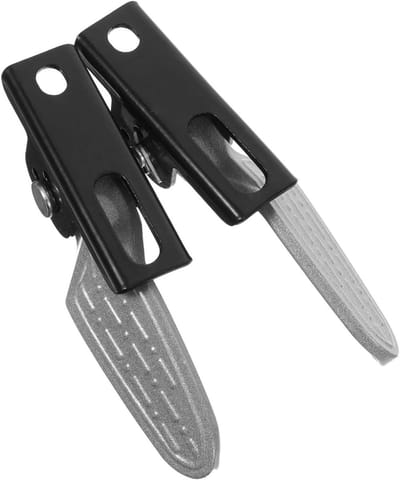 Vouwbare Fiets Pedalen - Fiets Accessoires - Veilig Fietsen - Antislip Groeven - 14x3x3CM - Zilver