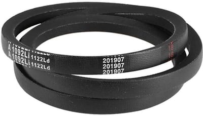 Dailygoody - V-riem 1092 mm - Rubber Aandrijfriem - Hoogwaardige kwaliteit - Zwart - Geschikt voor Samsung wasmachines - Duurzaam en betrouwbaar