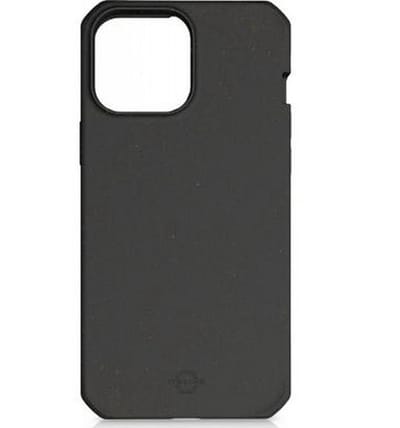Itskins, Hoesje geschikt voor iPhone 13 Pro Max - Feronia Bio Terra Versterkt, Zwart