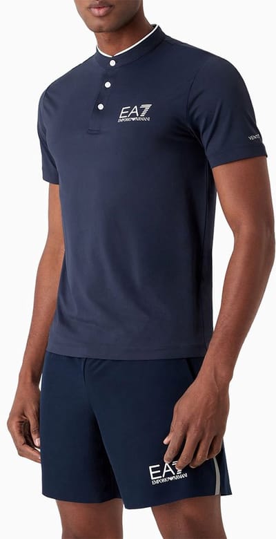 Ea7 Emporio Armani 8npt21 Korte Mouw Poloshirt Blauw L Man