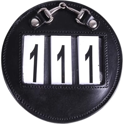 QHP Startnummer Ricki Zwart/Zilver - One size size