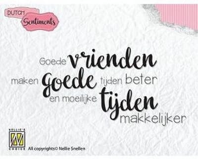 Nellie Snellen Clear Stempel Nederlands 6 Goede Vrienden Maken……