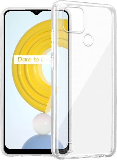 Cadorabo Hoesje geschikt voor Realme C21 in VOLLEDIG TRANSPARANT - Beschermhoes gemaakt van flexibel TPU Silicone Case Cover