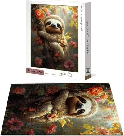 Houten Puzzel - Dierenpuzzel Raadsel - Ontspanning Thuis - Genummerde Achterkant - 1500 Stukjes - Multicolor