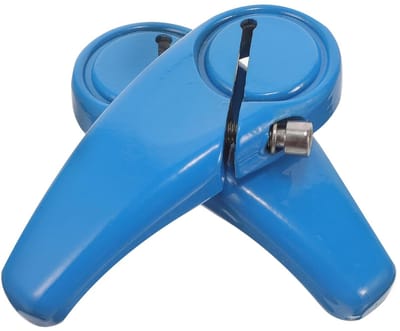 Fietsstuurgrepen - Stuuruiteinden Handgrepen - Comfortabel Fietsen - Verhoogt Stabiliteit - 8.50x3.50x1.00CM - Blauw