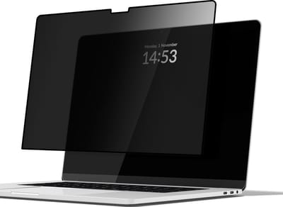 Mobilize Screenprotector geschikt voor Apple MacBook Pro 13 Inch (2016-2023) Glazen | Mobilize Privacy Screen Screenprotector Privacy - Zwart