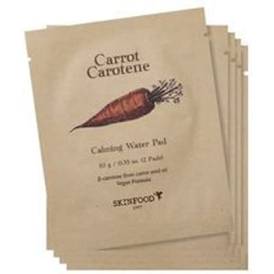 SKINFOOD - Carrot Carotene Calming Water Pad Pouch Set (2 stuks x 5 maskers) - Gezichtsmasker
