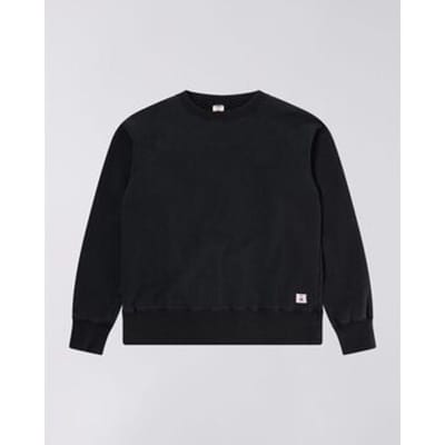 Sweaters Edwin I035896 RAGLAN CREW MADE IN JAPAN-89.N8 BLACK