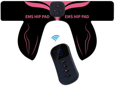 Gluteale spierstimulator - Gluteale puls elektrische stimulatie-apparaat - 6 modi en 15 intensiteiten - USB oplaadbaar - Traint en ontspant effectief de bilspieren -Roze