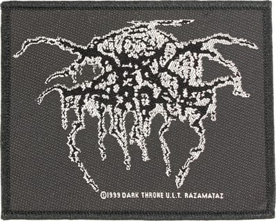 Darkthrone - Lurex Logo Patch - Zwart