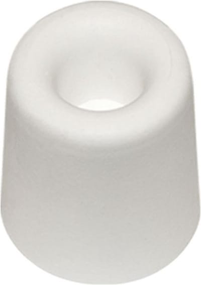 Deurbuffer wit rubber 35x30mm