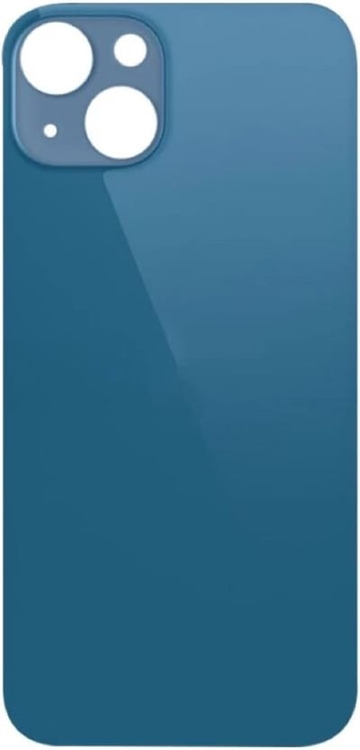 Voor iPhone 13 Batterij Cover Achterkant Behuizing Blauw