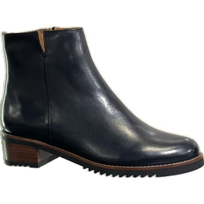 EVERYBODY Belport Enkellaarsjes - Enkelboots met rits - Dames - Blauw - Maat 38,5