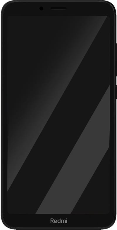 Xiaomi, Scherm + Kader voor Xiaomi Redmi 7A Origineel Service Pack, Zwart