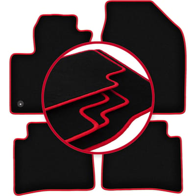 CARLUX-RED automatten voor: Toyota Prius IV hatchback (2017-)